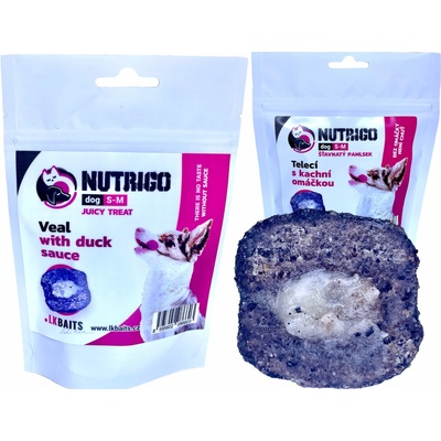 LK Baits PETs NUTRIGO Telecí s kachní omáčkou S M 150 g