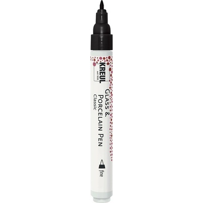Kreul Porcelain pen 1,5 mm bílá – Zboží Dáma