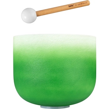 Sela Crystal Chakra Кристална пееща купа 11" Green (SECCU11F)