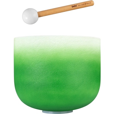 Sela Crystal Chakra Кристална пееща купа 11" Green (SECCU11F)