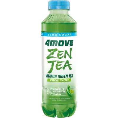 4Move Vitamínová voda Zen Tea Matcha 6 x 0,556 l