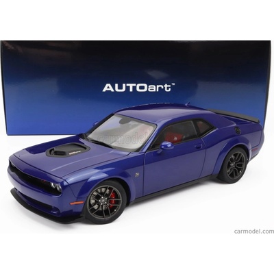 Autoart Dodge Challenger R/t Scat Pack Widebody 2022 Indingo Blue 1:18
