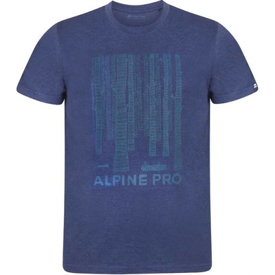Alpine Pro Pánské triko ABIC 8 tmavě modrá