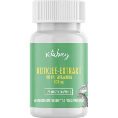 Менопауза и ПМС - Червена детелина екстракт (8% изофлавони), 60 капсули (vb1858)