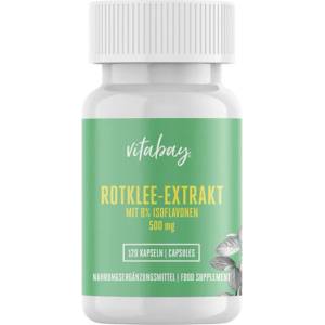 Vitabay Менопауза и ПМС - Червена детелина екстракт (8% изофлавони), 60 капсули (vb1858)