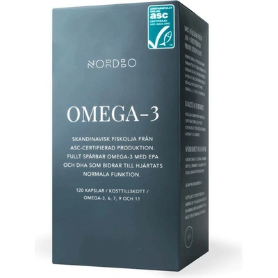 Nordbo Scandinavian Omega-3 Trout Oil 120 ks