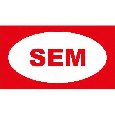 Walteco Sem, 90x50mm, samolepka Množství: 1 ks , 20083