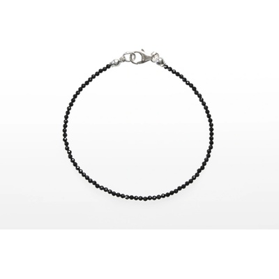 SVĚT KAMENŮ s.r.o. Stříbrný náramek spinel fazetovaný 2 mm 00257428