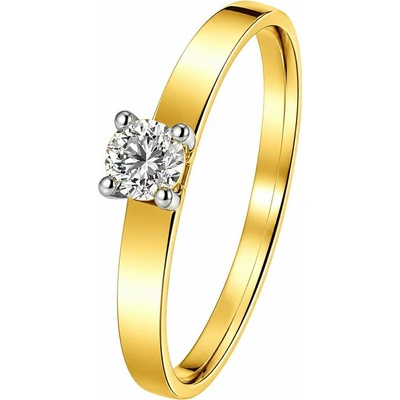 Zlaton Prsten žluté zlato s diamantem 000230812237