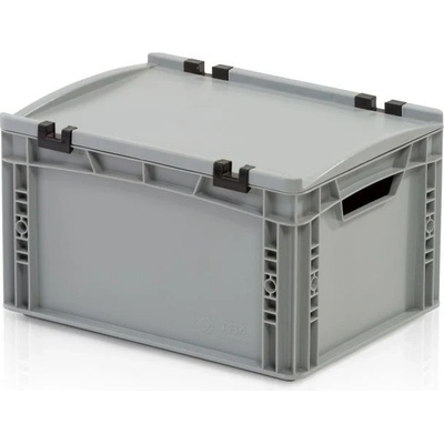 TBA Plastové obaly s.r.o. Plastová Euro přepravka 400 x 300 x 220 mm s víkem – Zboží Dáma