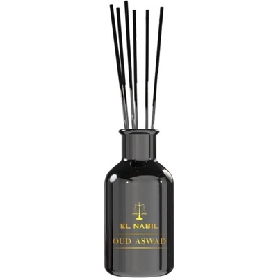 El Nabil Aroma difuzér s tyčinkami Oriental Collection OUD ASWAD 125 ml