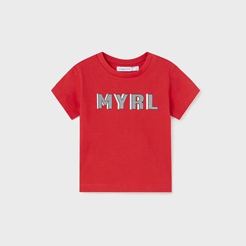 MAYORAL Тениска с къс ръкав basic за бебе момче в червено Майорал