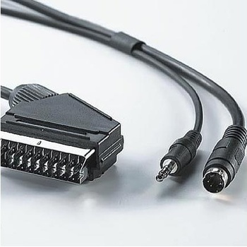 Roline Cable SCART-M/SVHS, 3.5mm-M, 10M, Value 11.99. 4311