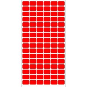Fleks-Ko Етикети за цени Fleks-Ko, размер 18x12mm, 960бр, червени (OK5519)
