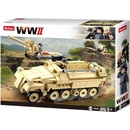 Stavebnice Sluban Sluban B0695 Army Německý polopásový tahač