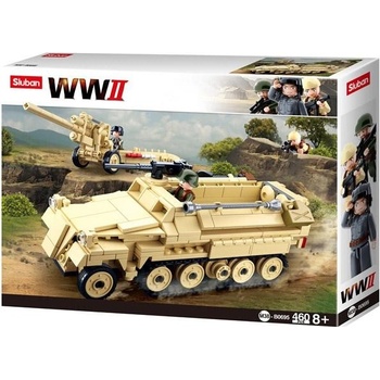 Sluban B0695 Army Německý polopásový tahač