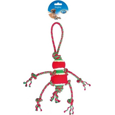Duvo+ Lano Figúrka z 2 tenisových lôpt na ťahanie bavlna 38 cm