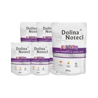 Dolina Noteci PREMIUM Junior, обогатена с заешки черен дроб 24x300 г