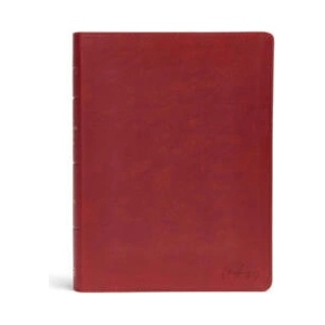 KJV Spurgeon Study Bible, Crimson Leathertouch | Csb Bibles by Holman, Alistair Begg (2018)