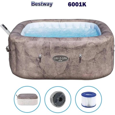 Bestway Джакузи надуваемо 180x71 см Bestway 6001K Rome Smart AirJet 6, с филтрираща система и покривало (60020)