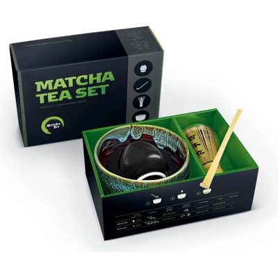 Matcha Tea Matcha Set Matcha Tea Chasen bambusová metlička na prípravu nápoja 1 ks + čawan miska + čašaku lyžička + stojanček