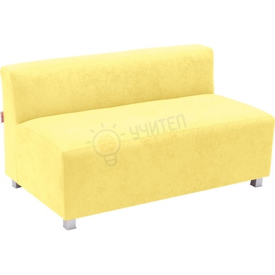 Полша Голям диван - жълт, височина 35 см