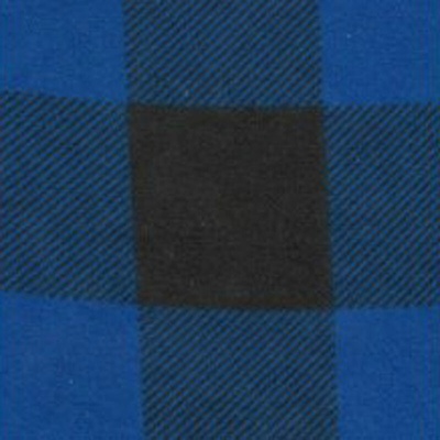 Bavlněná flanelová látka Kostka Modrá 4x4 cm