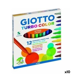 GIOTTO Комплект Химикали с Филц Giotto Turbo Color Многоцветен (10 броя)