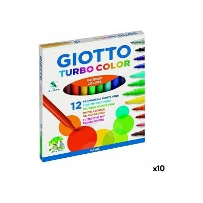 GIOTTO Комплект Химикали с Филц Giotto Turbo Color Многоцветен (10 броя)