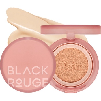 Black Rouge Thin Layer Velour Cushion SPF40/PA++ VC01 Porcelain Lehký make-up v polštářku 12 g