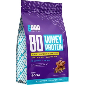6PAK Nutrition 80 Whey Protein 908 g