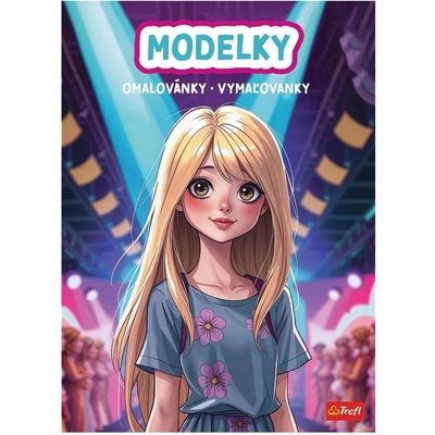 Omaľovánky Modelky 20 x 27,5 cm