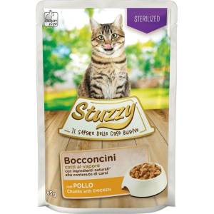 Stuzzy Cat Sterilized Chunks пилешки парчета в сос 85 г