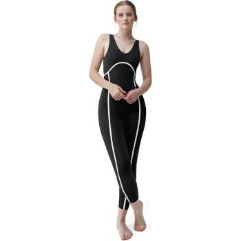 Born living yoga Гащеризон Born living yoga Talia 2.0 jumpsuit - Black (Black / Off White)