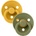 BIBS Залъгалки Bibs - Colour, Honey Bee-Olive, 6-18 м, 2 броя (120273)