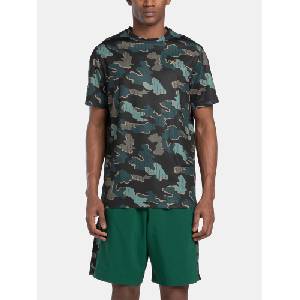Reebok Тениска train motion camo tech
