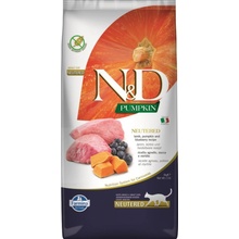 N&D Pumpkin CAT Neutered Lamb & Blueberry 5 kg