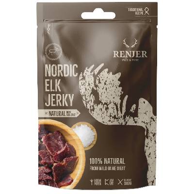 Renjer Sušené losí maso Traditional Nordic Elk Jerky Sea Salt 25 g