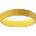 Louis Poulsen Плафон Circle Semi Recessed LED 3000K 26, 7 см жълт (5742582085)