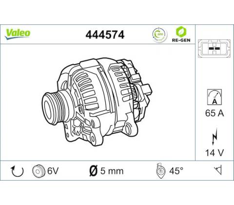 generátor VALEO 444574