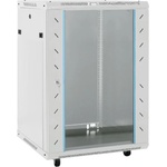 vidaXL 15U сървърен шкаф, 19", IP20, сив, 60x45x86 см (3307630)