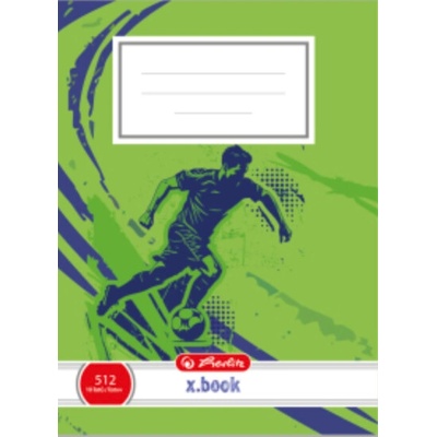 Herlitz Sešit A5 linkovaný 512 Fotbalista