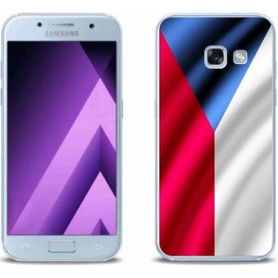 Pouzdro mmCase Gelové Samsung Galaxy A3 (2017) - česká vlajka