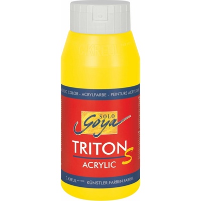 Kreul Triton S АКРИЛНА боя Genuine Yellow Light 750 ml 1 бр (17302)