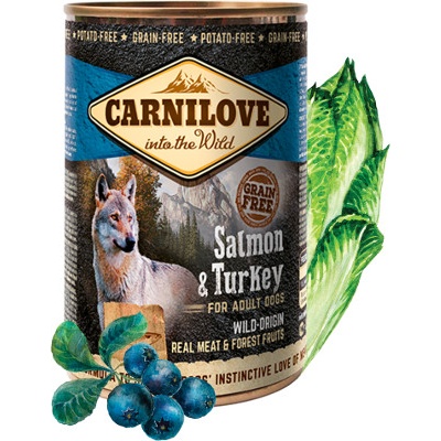 Carnilove Wild Meat Salmon & Turkey 400 g – Hledejceny.cz