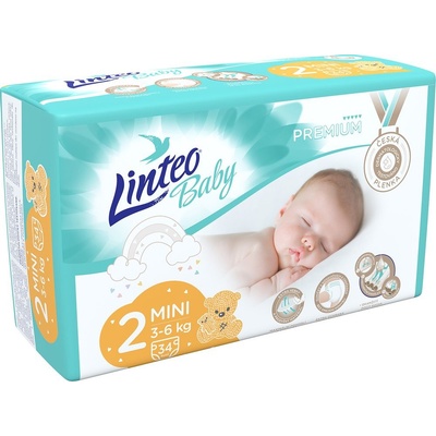 Linteo Baby Premium 2 Mini 3 6 kg 34 ks