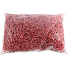 Gumičky Office Products 80mm 1kg červené