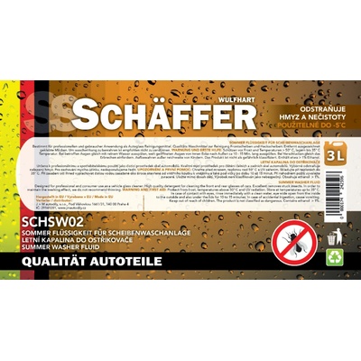SCHÄFFER Letní kapalina do ostřikovačů 25 l