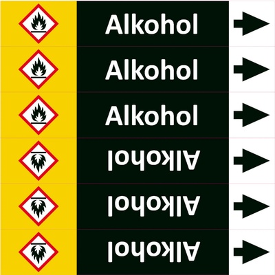 Nadrzenapalivo.cz Značení potrubí, alkohol PZA 007847