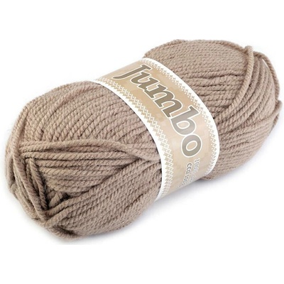Pletací příze Jumbo 100 g Varianta: 3 (1108) hnědá přírodní, Balení: 1 ks 40183/72741/179671